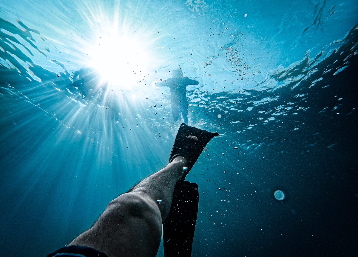 Two friends snorkeling in Puerto Vallarta