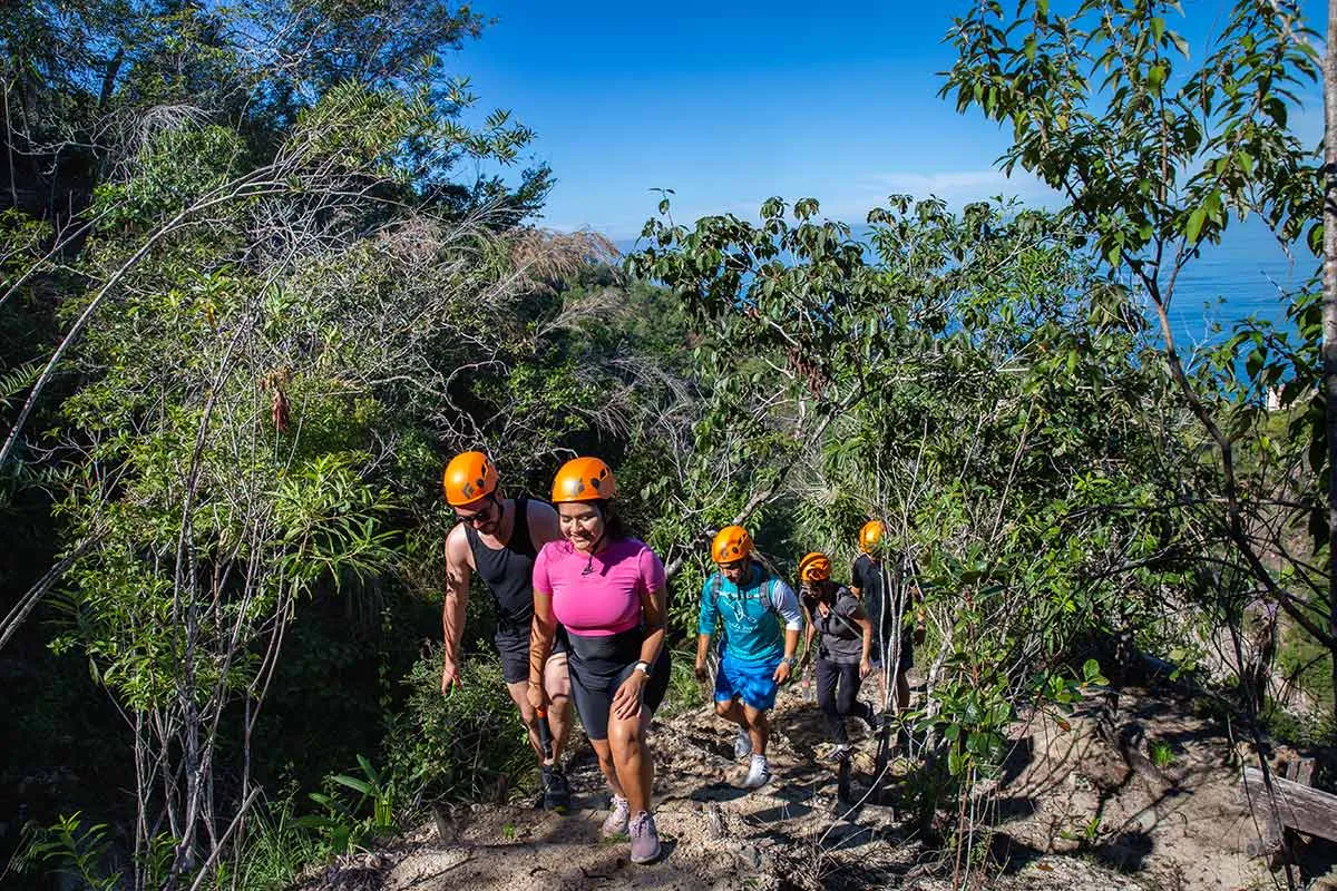 Hiking through the lush landscapes surrounding Hotel Mousai Puerto Vallarta